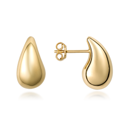 Gold earrings